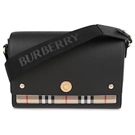 Borsa a tracolla con motivo check - Burberry