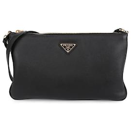 Prada Borsa a spalla in pelle morbida