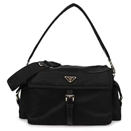 Bolsa de Ombro Explorer Grande em Re-Nylon - Prada