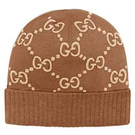 Cashmere-Jacquard-Mütze - Gucci