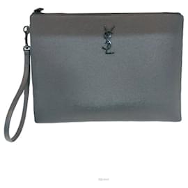Bolso clutch para tablet con monograma - Saint Laurent