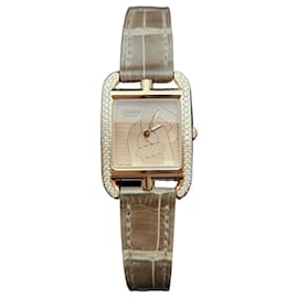 Cape Cod Kleine Diamant Bezel Gold Gehäuse Jahre - Hermès