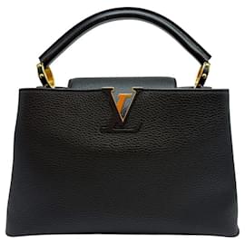 Louis Vuitton Borsa a Spalla Capucines Torillon MM Nera
