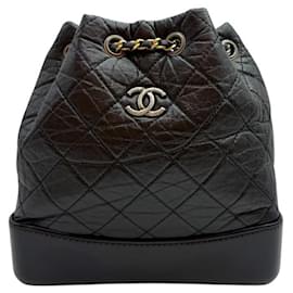 Gabrielle Kettenrucksack Klein Schwarz - Chanel