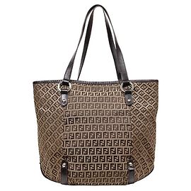 Fendi Zucchino Schultertasche