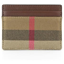 Portacarte Sandon in pelle tan - Burberry