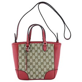 Gucci Borsa a spalla in pelle rossa