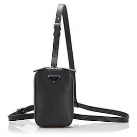 Prada Bolsa Vertical Saffiano