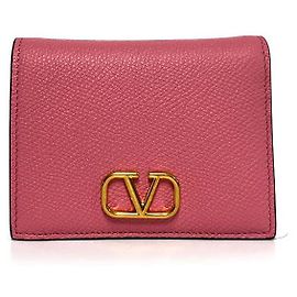 Valentino Damenbörse Logo Signature Rosa