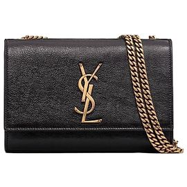 Saint Laurent Glossy Grain Leather Kate Small Bag