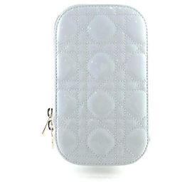 Dior Bolsa transversal para telefone em couro envernizado para mulheres