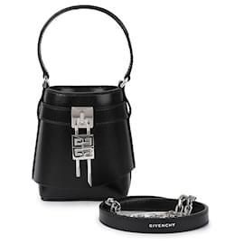 Borsa micro bucket in pelle Sharklock Box - Givenchy