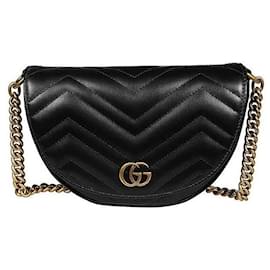Gucci Borsa Mini GG Marmont Matelassé con Catena DTDHT