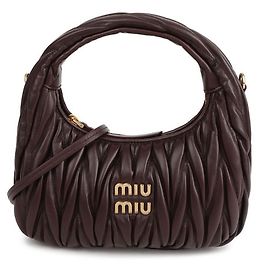 Miu Miu Borsa hobo in pelle nappa