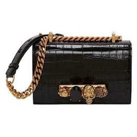 Borsa mini satchel con gioielli - Alexander Mcqueen
