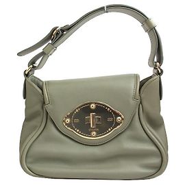 Escada Borsa tote mini in pelle verde oliva