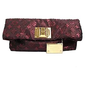 Clutch in seta placcata in oro con monogramma Altaire - Louis Vuitton