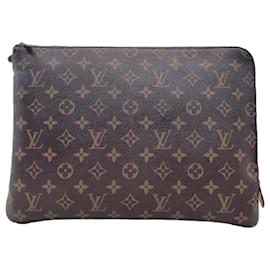 Louis Vuitton Borsa Clutch Etui Voyage MM in Tela Monogram