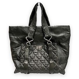 Chanel Vintage Mademoiselle Damen Tote Bag in Khaki