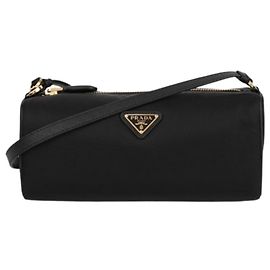 Prada Borsa a Spalla con Logo Triangolare