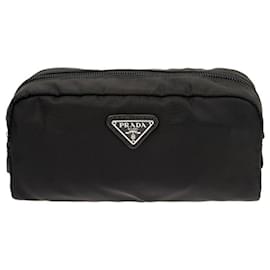 Prada Pochette Media Logo Triangolo Tesuto