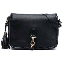 Borsa a tracolla Marrakech in pelle nera Gucci
