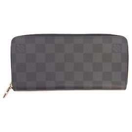 Portafoglio Zippy Louis Vuitton in Damier Graphite