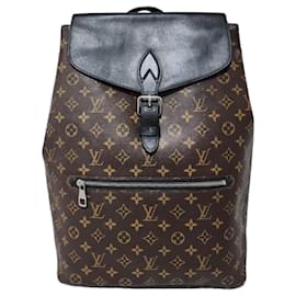 Louis Vuitton Monogram Macassar Palk Rucksack Braun/Schwarz