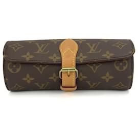 Estuche para reloj Louis Vuitton Monogram marrón