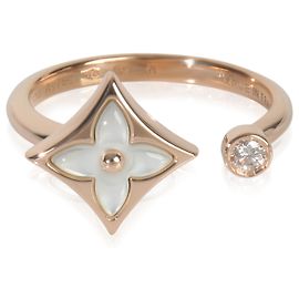 Louis Vuitton Ring Color Blossom aus Roségold, Perlmutt und Diamanten