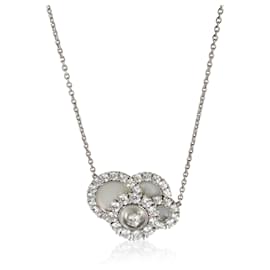 Collana Chopard in oro bianco e diamanti Happy Dreams