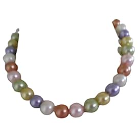 Nacre Shell Pearl Necklace Multicolor - Autre Marque