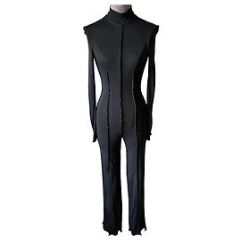 Tuta nera Jean Paul Gaultier