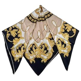 Eleganza senza tempo: sciarpa vintage Ted Lapidus Paris – pura seta - Autre Marque