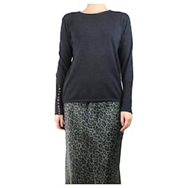 Top in maglia grigio carbone - taglia L - Autre Marque