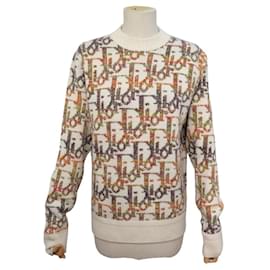 NEUER CHRISTIAN DIOR MONOGRAM PULL 193M683AT344 XS S 36 AUS WOLLE STRICKWARE - Dior