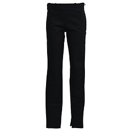Hochtaillierte Skinny-Hose von Roland Mouret aus schwarzer Wolle