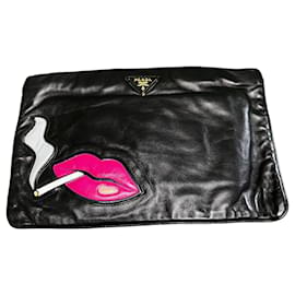 Borsa Clutch Prada Nappa Lips