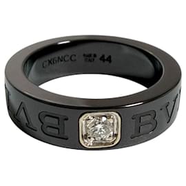 Anello a fascia in oro bianco 18K Bvlgari - Bulgari