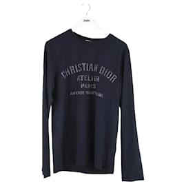Dior Baumwoll-T-Shirt in Marineblau