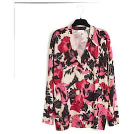 Dries Van Noten Oversized V-Ausschnitt Pullover FR36 Anemone Wolle Strick UK8 US6