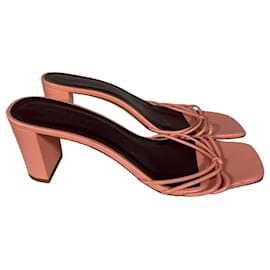 Sandali con tacco Staud Rosa Corallo