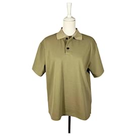 Autre Marque Polo Dianne de algodón caqui