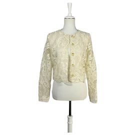 Ulla Johnson Chaqueta de encaje ecru Caris