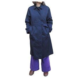 Trench Burberry Blu Navy