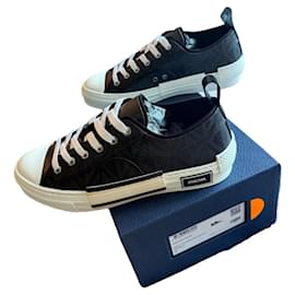 Dior B23 Basso CD Diamante Canvas Nero