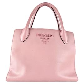 Borsa in pelle rosa Prada