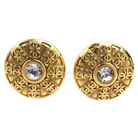 Orecchini a clip in metallo/rhinestone Chanel Coco Mark