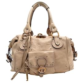 Chloé BORSA A SPALLA CHLOE PADDINGTON 2006 IN PELLE BEIGE