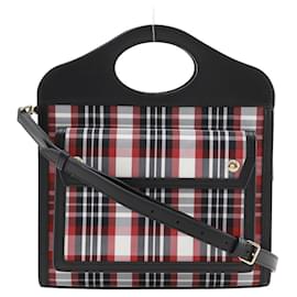Borsa Mini Pocket Burberry in nylon di vitello, borsa 2 in 1